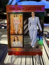 2025 Panini Caitlin Clark Chronicled Red Foil Dress for Success #63 WNBA