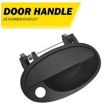 Car Exterior Outer Door Handle Driver Side For Vauxhall Combo Corsa Meriva Black