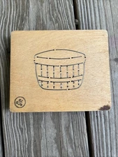 4 7/8" x5 7/8" AccuCut Wooden Die Basket Bush SM #248 * Retired