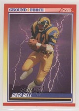 1990 Score Ground Force Greg Bell #328 00e8