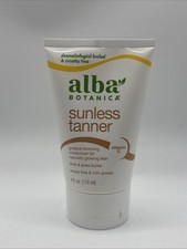 Alba Botanica Sunless Tanner Lotion, 4 Oz