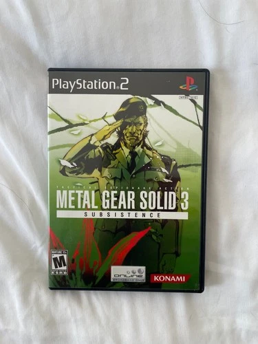 Metal Gear Solid 3: Subsistence (Sony PlayStation 2, 2006) pristine disks