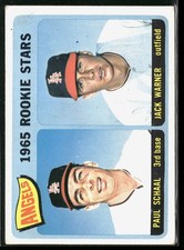 Angels 1965 Rookie Stars (Paul Schaal / Jack Warner) Rookie 1965 Topps #517 RC
