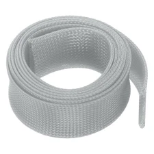 PET Cable Wire Wrap 79mm Expandable Sleeving Gray 3 M Length