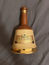 Vintage Bells Blended Scotch Whisky 75cl Bell Decanter  by Wade Empty 1970’s