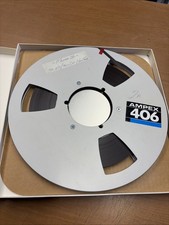 AMPEX 406 Mastering  ~ 10.5 Metal 1/4 Reel To...