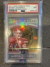 2017 Panini Donruss Optic Patrick Mahomes II Rookie Gridiron Kings Silver PSA 9