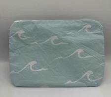 Aloha Collection Small Seaside Pouch White On Lemu Blue NWT Splash Proof Travel