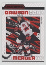 2023-24 Upper Deck Credentials Red 227/349 Dawson Mercer #55 1h42