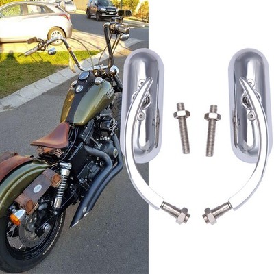 Chrome Motorcycle Mirrors For Harley Touring Softail Dyna Road King Street Glide