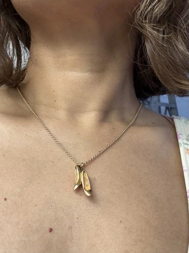 Collana con motivo tacco alto Christian Dior doppio punto