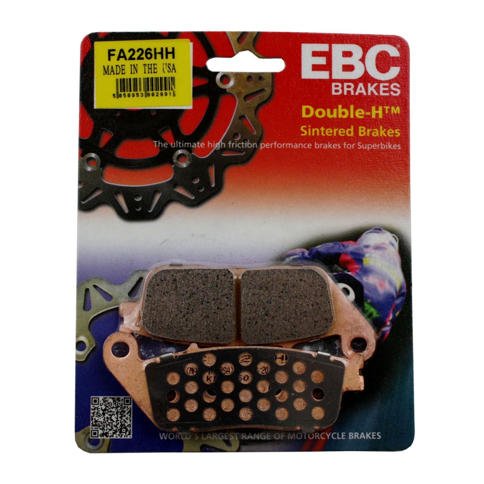 EBC FA226HH Sintered Brake Pads for Honda CBR 600 F 95-98