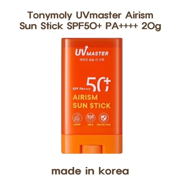 Tonymoly UVmaster Airism Sun Stick SPF50+ PA++++ 20g made in Korea
