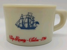 Vintage Old Spice Ship Recovery Salem 1794 Shaving Mug Grand Turk Salem 1786