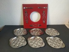 Service À Escargots En Inox Massif Assiettes Pinces Fourchettes Made In France 