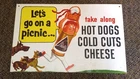 Vintage Blatz-Blatz Man-Double Sided Cardboard Advertising Beer Sign-Milwaukee