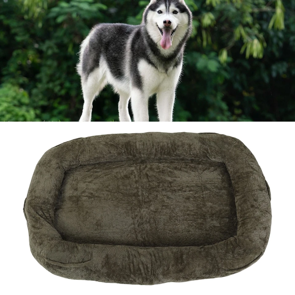 Dog Bed Washable Sofa Dog Pet Bolsters Removable Cushion Non Slip Soft Blanket - Image 2 of 4