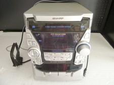 vintage Sharp CD-BA2100 3 CD Changer Player Cassette Receiver