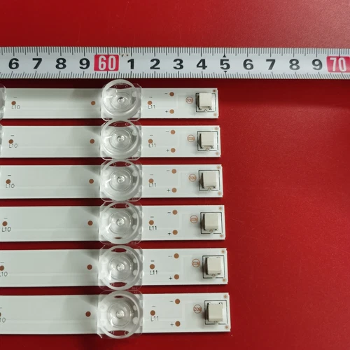 6PCS LED Strips For JL.D650B1330-002BS-M-V02 65D2P 65DP200 65F9 65F8 65D4P 65G78 - Picture 7 of 9