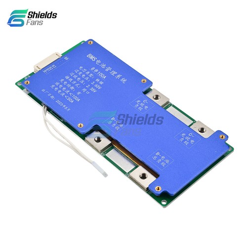 8S24 /4S 14.6V100A BMS LiFePO4 Battery Balance Charge Protection Board Module . - Picture 6 of 11