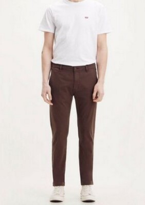 Levi's XX Chino Slim Taper Herren Hose Tapered Stretch Denim Braun Straight Fit