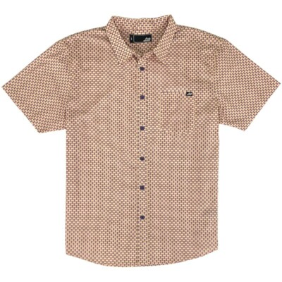 LOST Men's S/S Button Up Shirt PUZZLED - PCH - Large - NWT