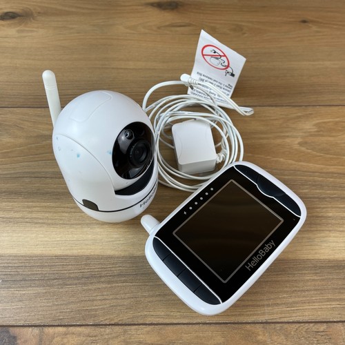 HelloBaby HB6550 Video Baby Monitor 2.4Ghz Wireless 5" LCD Temperature Sensor