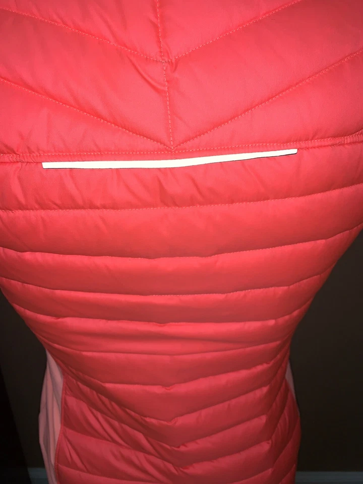 Chaleco acolchado Lucy para mujer XS coral invierno guerrero cálido atlético Foto 4 de 4