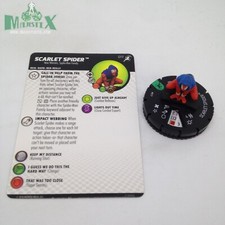 Heroclix Superior Foes of Spider-Man set Scarlet Spider 017 Uncommon fig w/card