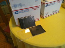 CD DVD jewel cases, quantity 80 for one price. Less than ten cents each 00