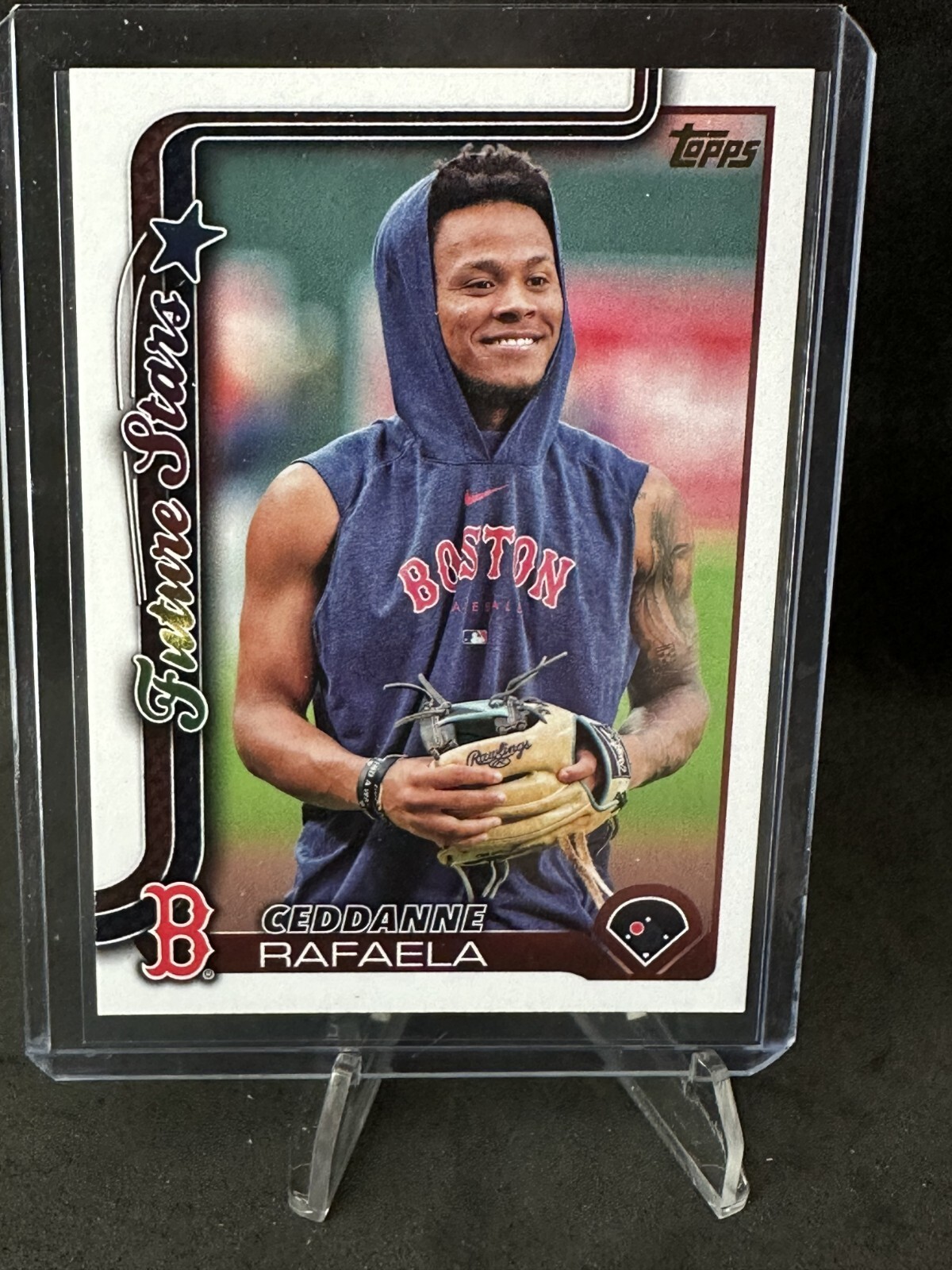 2025 Topps Series 1 #148 Ceddanne Rafaela Golden Mirror Boston Red Sox