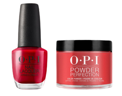 OPI Nail Lacquer 0.5oz + Dip Powder 1.5oz Duo - A16 - The Thrill of Brazil NEW