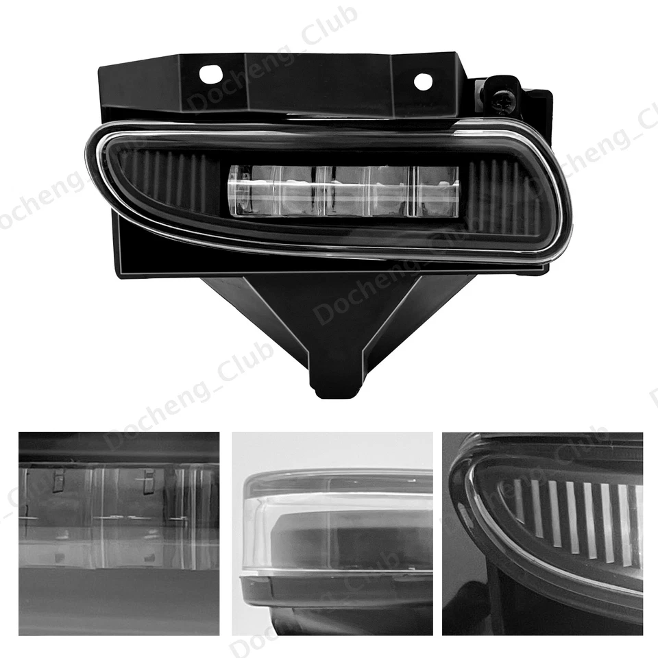 For 1999 2000 2001 2002 2003 2004 Ford Mustang LED Fog Lights Front Bumper Lamps - Изображение 4 из 4