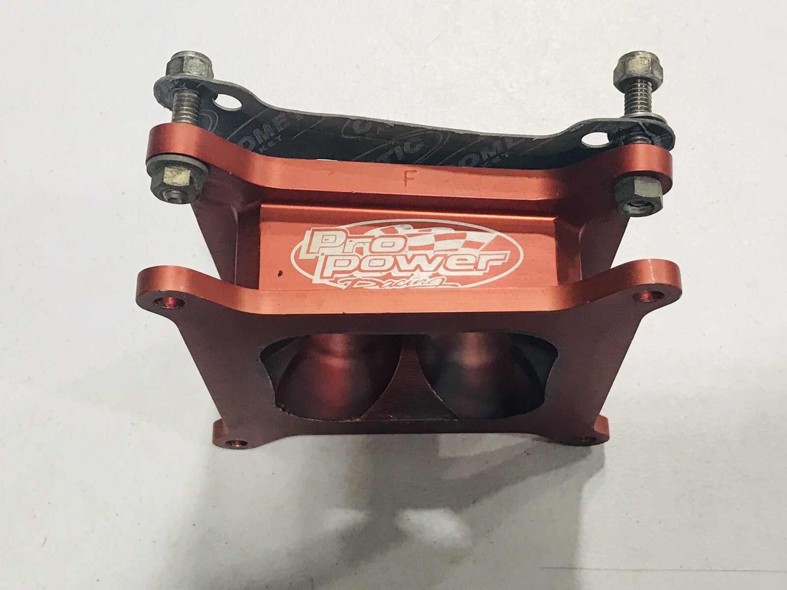 Pro Power 2” Angled Carburetor Spacer Dirt Late Model IMCA Race Car