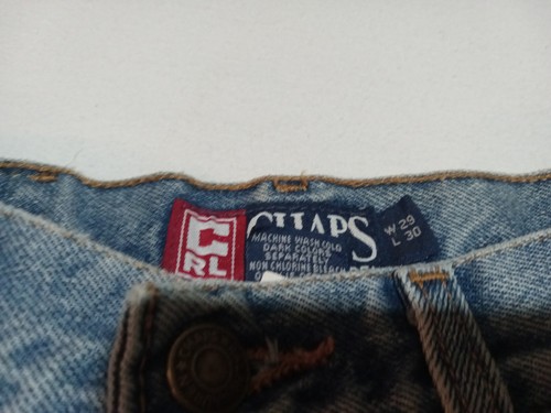 Vintage Chaps Ralph Lauren Jeans Mens 29 x 39 Blue Relaxed Straight Leg 90s Y2K - Picture 3 of 13