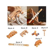Roller Ball Massager, Multifunctional Body Roller Deep Tissue Massager Wooden