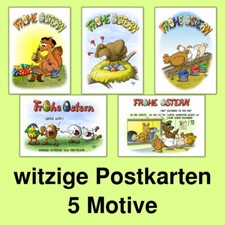 10 25 50 100 witzige Osterkarten, Postkarten ...