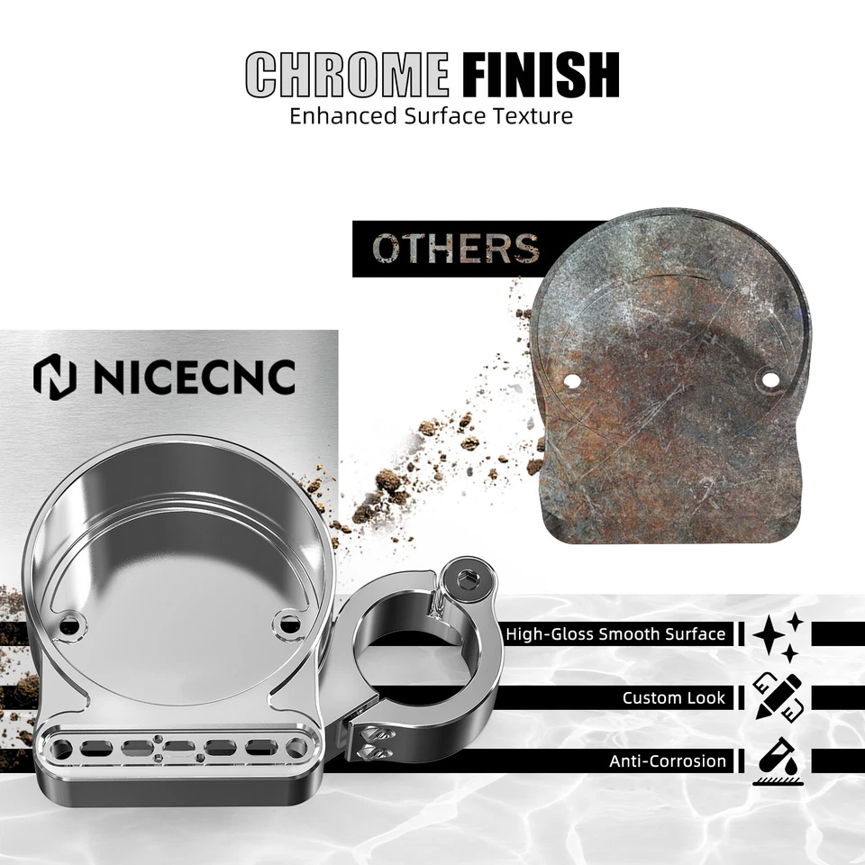 Set Speedo Relocation Kit with Hardware For Harley Iron 883 XL883N 2009-2014 - Image 4 of 4