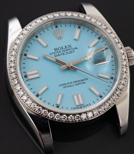 Rolex Datejust 36, Ref 116200, Men's, Stainless Steel, Custom Tiffany Blue Dial - Picture 18 of 24