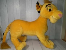 Vintage Disney Hasbro The Lion King Simba Cub Plush 20" Large Stuffed Animal Toy