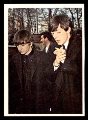 1964 Topps Beatles Color #58 Ringo And Paul NM *d2