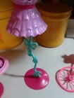 Mattel Barbie GLAM Dining Table, Lamp & Accessories X7942. Bike and dress form — photo 5