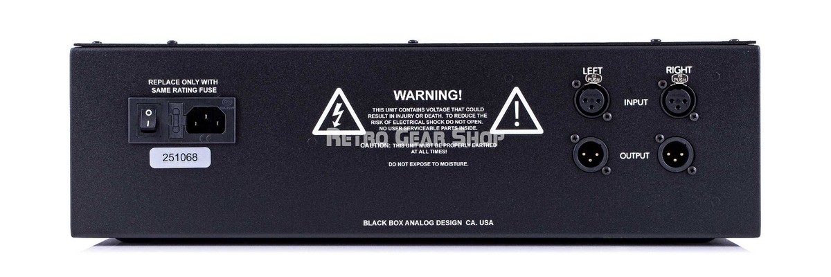 Black Box Analog Designs HG-2 Saturation Processor Open-Box | eBay