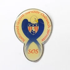 SOS National Guard Survivor Outreach Services Pin Eagle Lapel Enamel Collectible