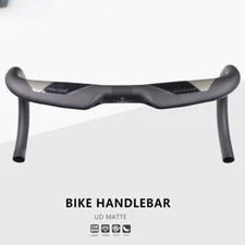 380/400/420/440mm Carbon Fiber Bicycle Handlebar Road Bike Drop Bar with Stem 