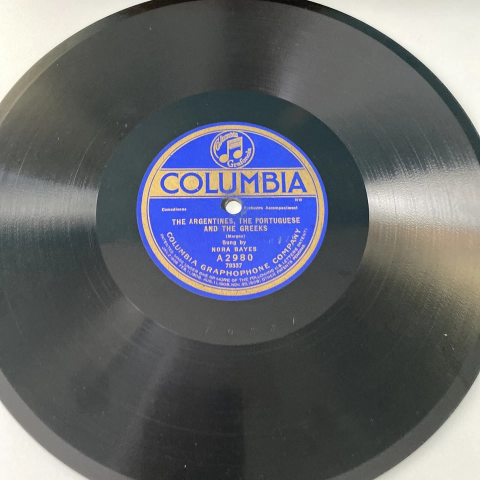 SALLY GREEN THE VILLAGE VAMP Nora Bayes 78 rpm COLUMBIA A2980 V+ 1920 Foto 4 de 4