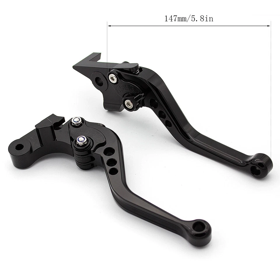 Palancas de embrague de freno cortas CNC para BMW G310R G310GS 2017 2018 2019 2020-2023 Foto 3 de 4