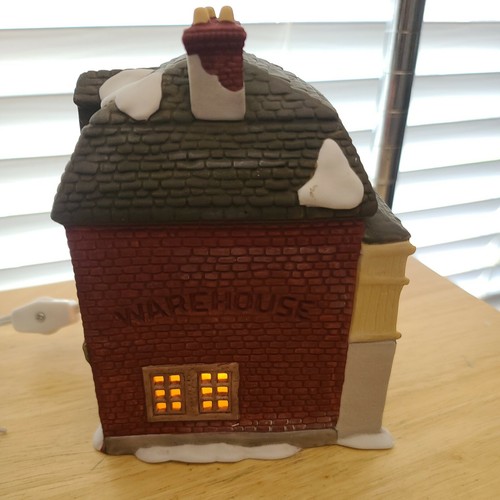 Dept 56 Heritage Village Dickens Village Fezziwig's Warehouse 6500-5 1986 - Picture 2 of 7