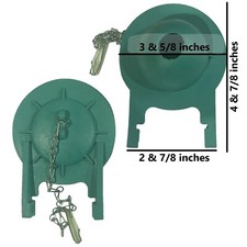 Eljer, American Standard Kohler Rubber Toilet Flapper 3.25 in. Two Pack