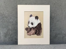 Hans Paul Luetcke - Signed Lithograph of Original Painting " Panda Bear "  
